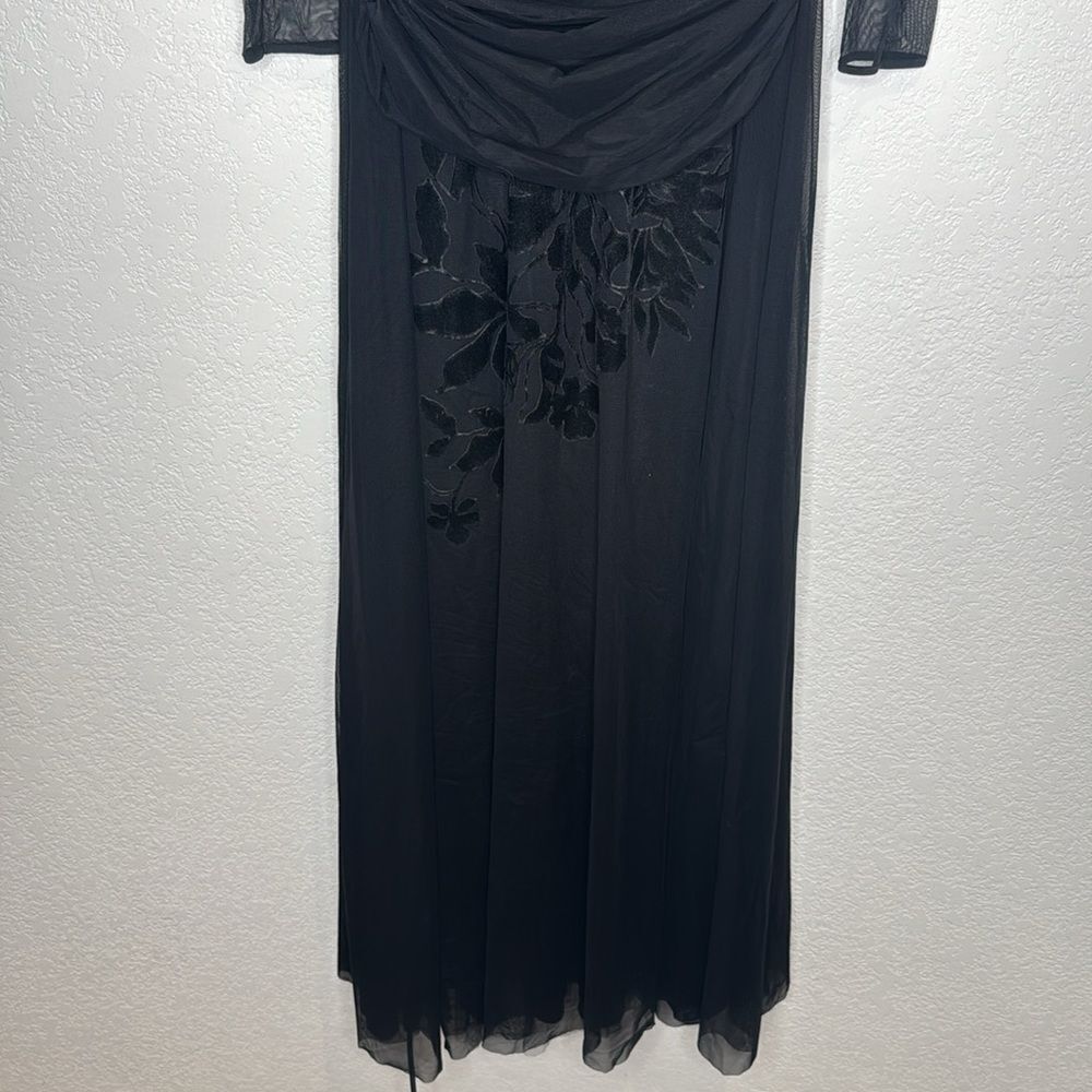 Chiara Boni Couture La Petite Robe Square Velvet
Floral Maxi Gown Tulle US 12 XL - Picture 4 of 15
